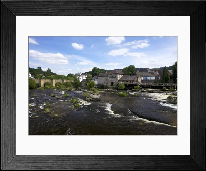 Framed Print : Stone bridge across the river Dee, first constructed in 1345 by John Trevor I Framed Print : Stone bridge across the river Dee, first constructed in 1345 by John Trevor I
