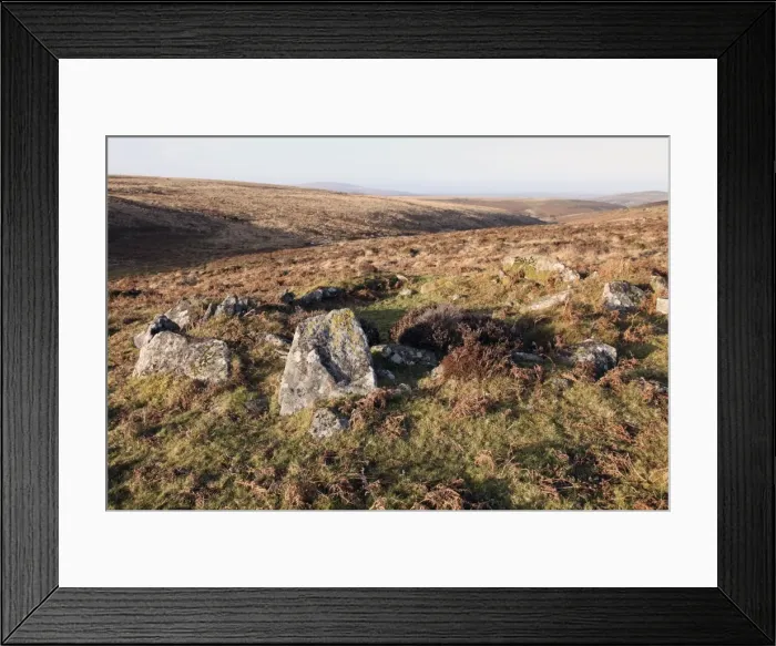 Framed Print : Bronze Age, ruined house, Dartmoor, Devon, England, United Kingdom, Europe