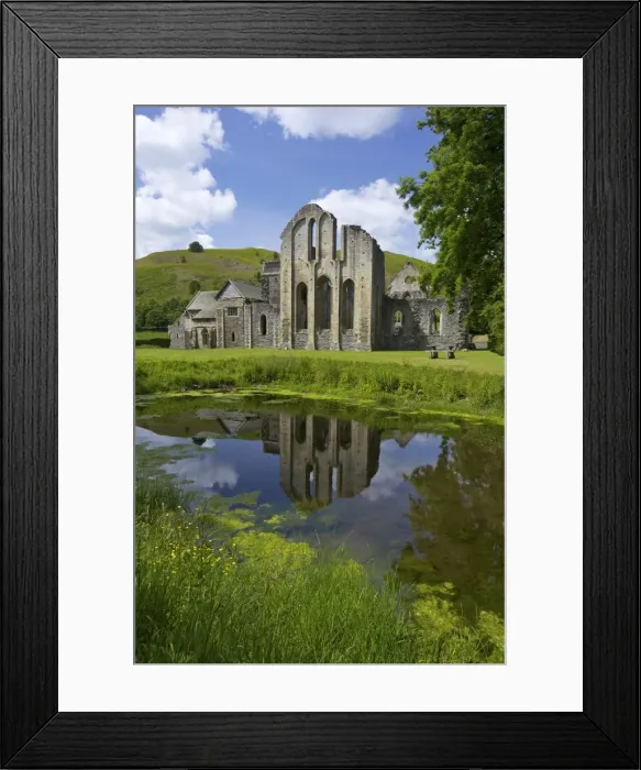 Framed Print : Valle Crucis, ruined Cistercian abbey, in Llantysilio, near Llangollen Framed Print : Valle Crucis, ruined Cistercian abbey, in Llantysilio, near Llangollen