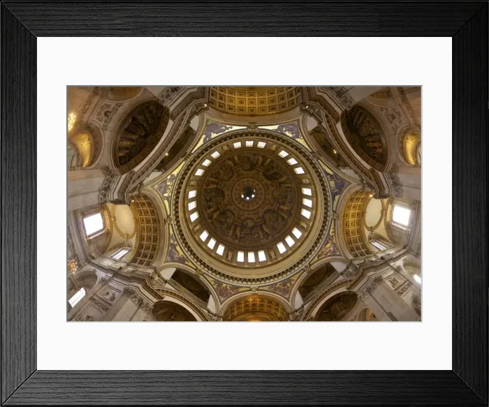 Framed Print : Interior of the dome of St Pauls Cathedral, London, England, UK, United Kingdom Framed Print : Interior of the dome of St Pauls Cathedral, London, England, UK, United Kingdom