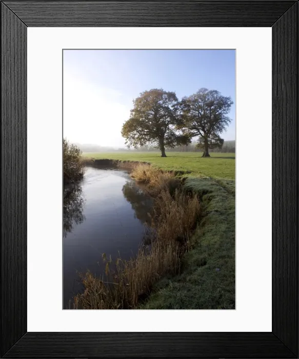 Framed Print : River Culm near Rewe, Devon, England, United Kingdom, Europe Framed Print : River Culm near Rewe, Devon, England, United Kingdom, Europe