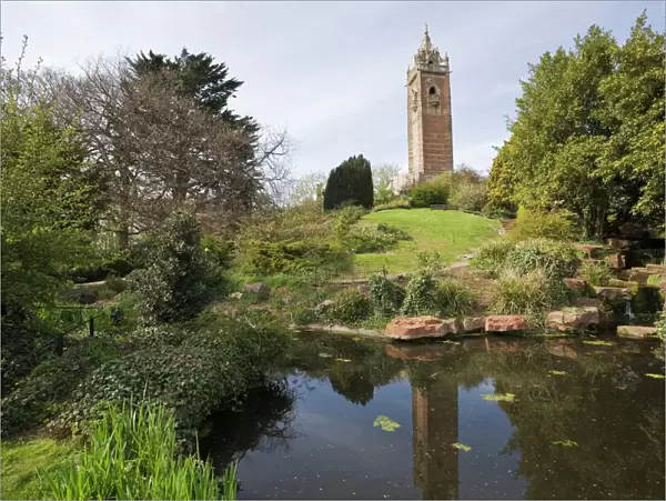 Cabot Tower, Brandon Hill Park, Bristol, Avon, England, United Kingdom, Europe