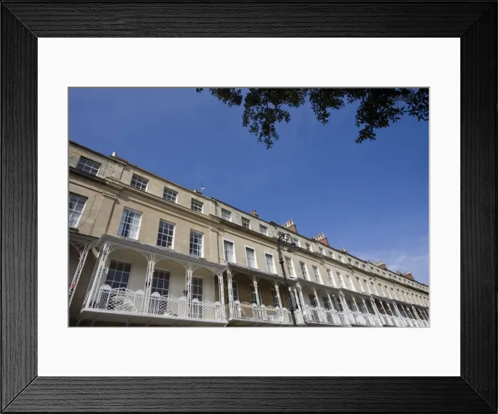 Framed Print : Royal York Crescent, Clifton, Bristol, Avon, England, United Kingdom, Europe