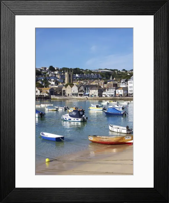 Framed Print : St. Ives, Cornwall, England, United Kingdom, Europe Framed Print : St. Ives, Cornwall, England, United Kingdom, Europe