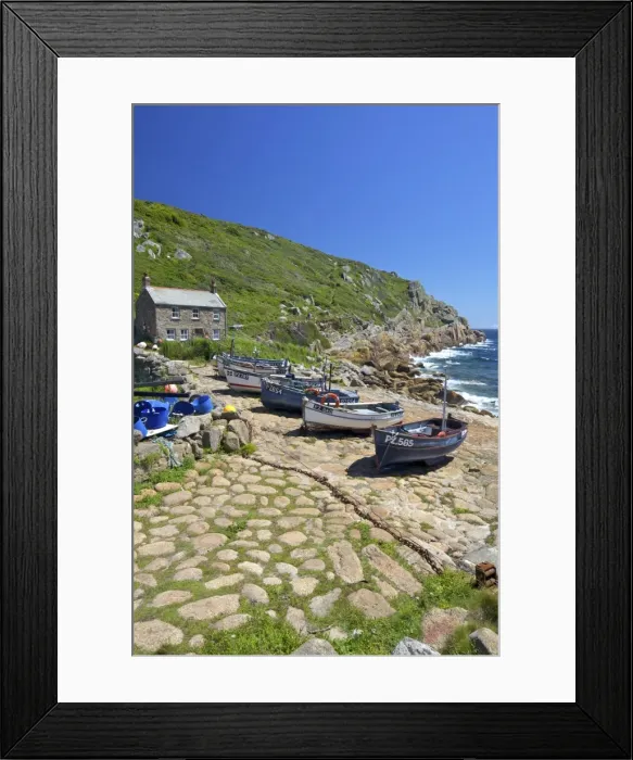 Framed Print : Penberth, Lands End Peninsula, West Penwith, Cornwall, England, United Kingdom, Europe Framed Print : Penberth, Lands End Peninsula, West Penwith, Cornwall, England, United Kingdom, Europe