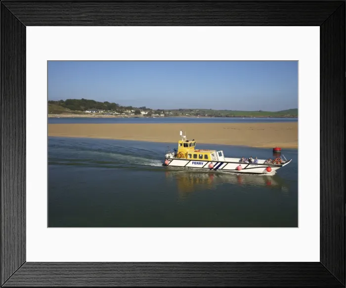 Framed Print : Padstow to Rock Ferry, Camel Estuary, North Cornwall, England, United Kingdom, Europe Framed Print : Padstow to Rock Ferry, Camel Estuary, North Cornwall, England, United Kingdom, Europe