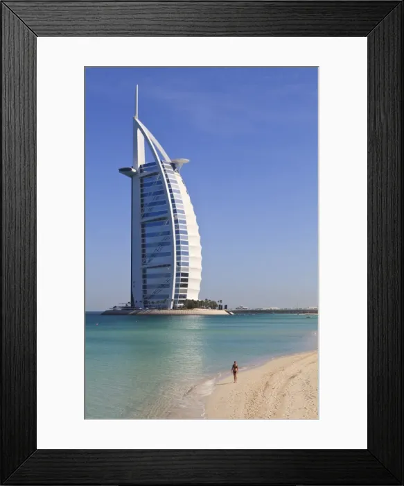 Framed Print : The iconic Burj Al Arab Hotel, Jumeirah, Dubai, United Arab Emirates, Middle East Framed Print : The iconic Burj Al Arab Hotel, Jumeirah, Dubai, United Arab Emirates, Middle East