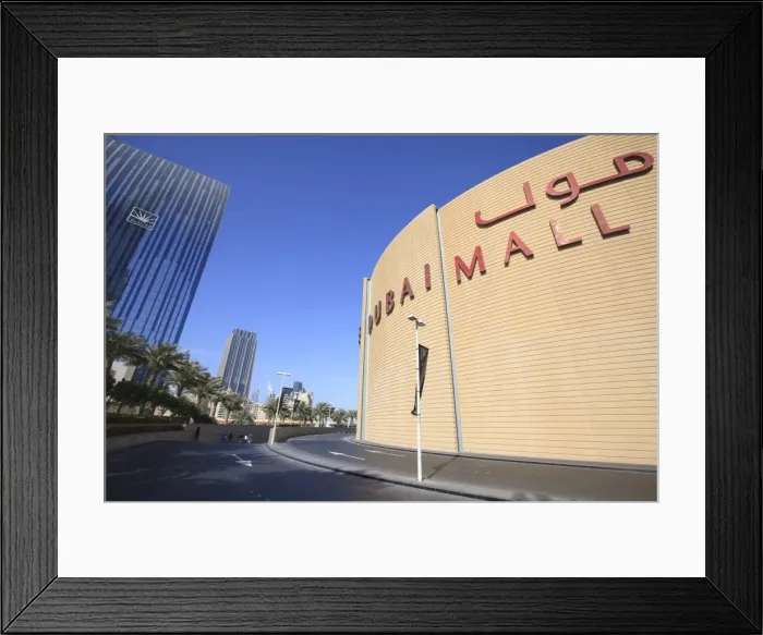 Framed Print : Dubai Mall, the largest shopping mall in the world, Dubai, United Arab Emirates Framed Print : Dubai Mall, the largest shopping mall in the world, Dubai, United Arab Emirates