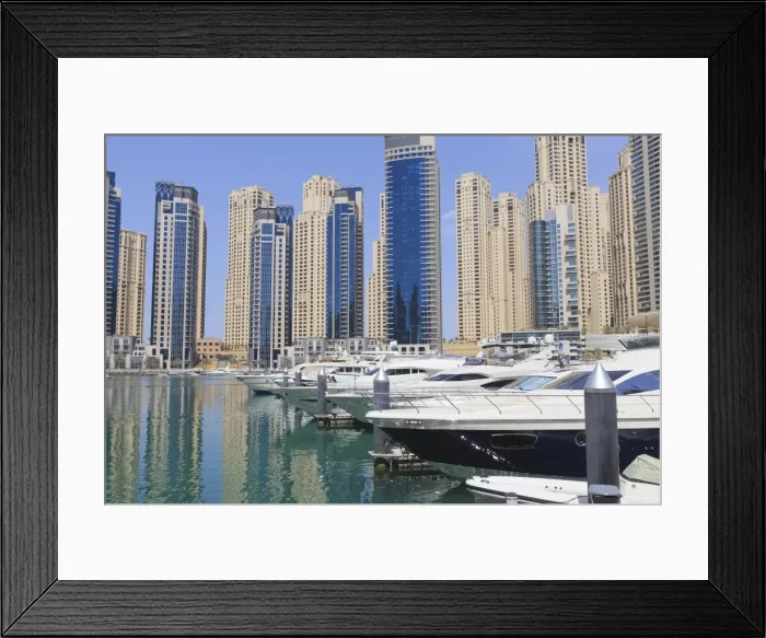 Framed Print : Dubai Marina, Dubai, United Arab Emirates, Middle East Framed Print : Dubai Marina, Dubai, United Arab Emirates, Middle East