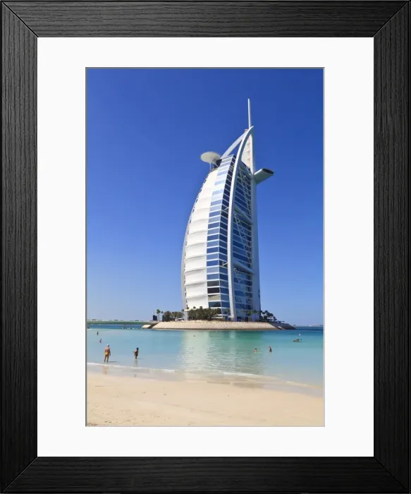 Framed Print : The iconic Burj Al Arab Hotel, Jumeirah, Dubai, United Arab Emirates, Middle East Framed Print : The iconic Burj Al Arab Hotel, Jumeirah, Dubai, United Arab Emirates, Middle East