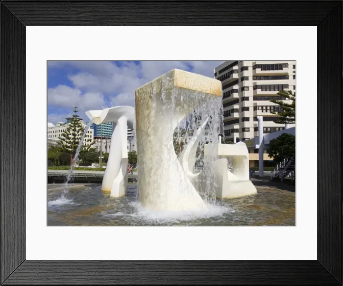 Framed Print : Albatross fountain by Tanya Ashley in Frank Kitts Park, Wellington, North Island Framed Print : Albatross fountain by Tanya Ashley in Frank Kitts Park, Wellington, North Island