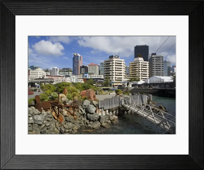 Framed Print : Taranaki Street Wharf, Wellington, North Island, New Zealand, Pacific Framed Print : Taranaki Street Wharf, Wellington, North Island, New Zealand, Pacific