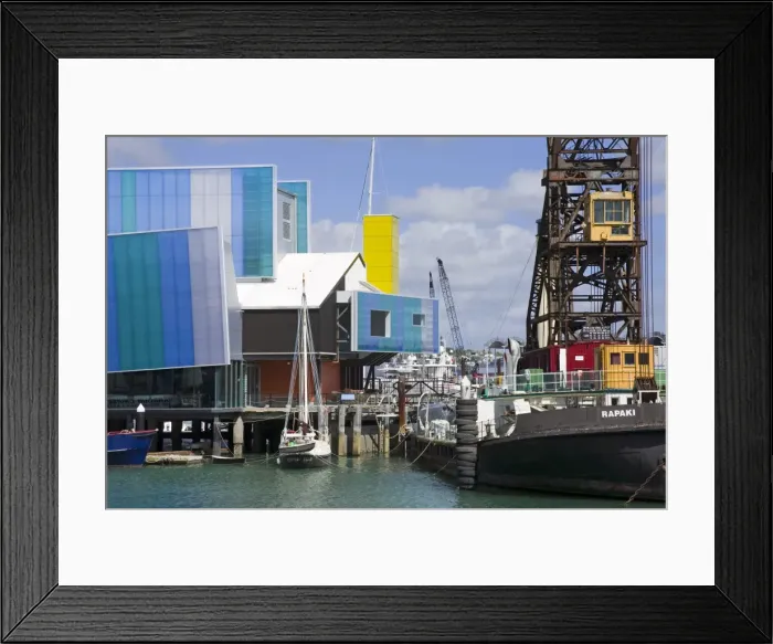 Framed Print : National Maritime Museum, Auckland, North Island, New Zealand, Pacific