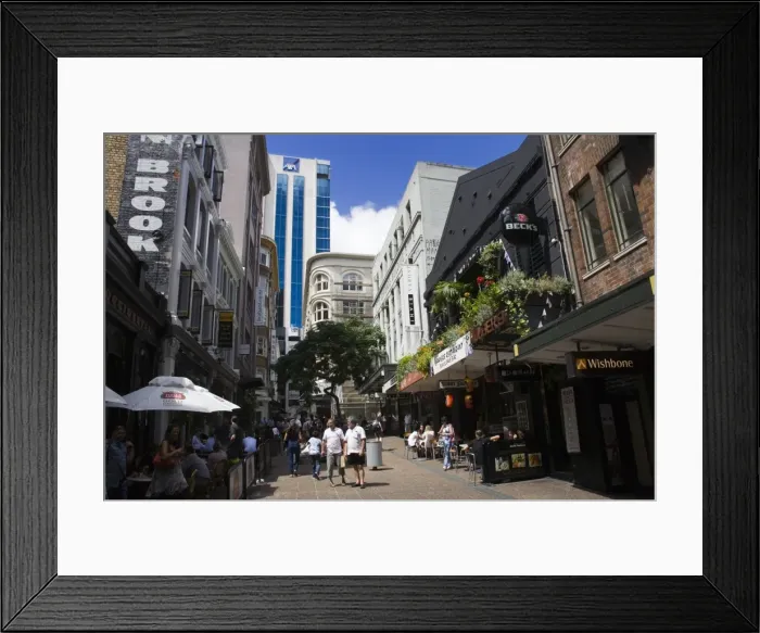 Framed Print : Japanese restaurant on Vulcan Lane, Central Business District, Queen Street Framed Print : Japanese restaurant on Vulcan Lane, Central Business District, Queen Street