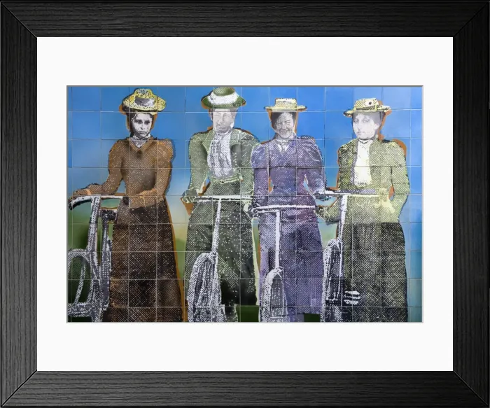 Framed Print : Womens Suffrage tile mural outside the Auckland Art Gallery, Auckland Framed Print : Womens Suffrage tile mural outside the Auckland Art Gallery, Auckland