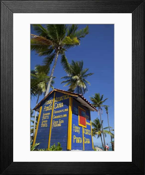 Framed Print : Watersports Hut, Bavaro Beach, Punta Cana, Dominican Republic, West Indies Framed Print : Watersports Hut, Bavaro Beach, Punta Cana, Dominican Republic, West Indies