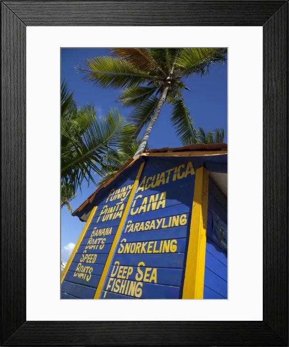 Framed Print : Watersports Hut, Bavaro Beach, Punta Cana, Dominican Republic, West Indies Framed Print : Watersports Hut, Bavaro Beach, Punta Cana, Dominican Republic, West Indies