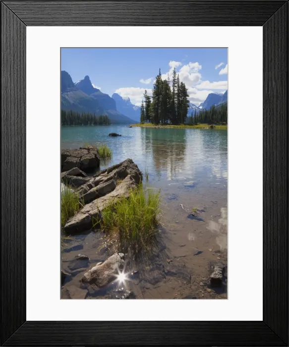Framed Print : Spirit Island, Maligne Lake, Jasper National Park, UNESCO World Heritage Site Framed Print : Spirit Island, Maligne Lake, Jasper National Park, UNESCO World Heritage Site
