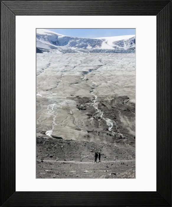 Framed Print : Tourists, Athabasca Glacier, Columbia Icefield, Jasper National Park, UNESCO World Heritage Site Framed Print : Tourists, Athabasca Glacier, Columbia Icefield, Jasper National Park, UNESCO World Heritage Site