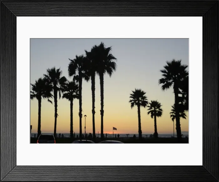 Framed Print : Sunset at Hermosa Beach, Los Angeles County, California, United States of America Framed Print : Sunset at Hermosa Beach, Los Angeles County, California, United States of America