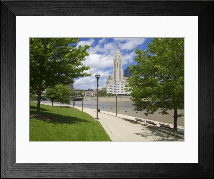 Framed Print : Leveque Tower and Genoa Park, Columbus, Ohio, United States of America, North America Framed Print : Leveque Tower and Genoa Park, Columbus, Ohio, United States of America, North America