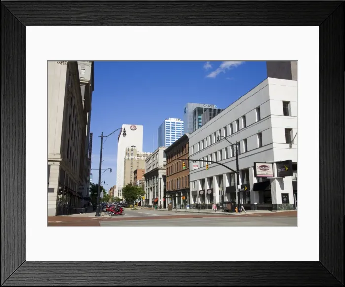 Framed Print : Gay Street, Columbus, Ohio, United States of America, North America Framed Print : Gay Street, Columbus, Ohio, United States of America, North America