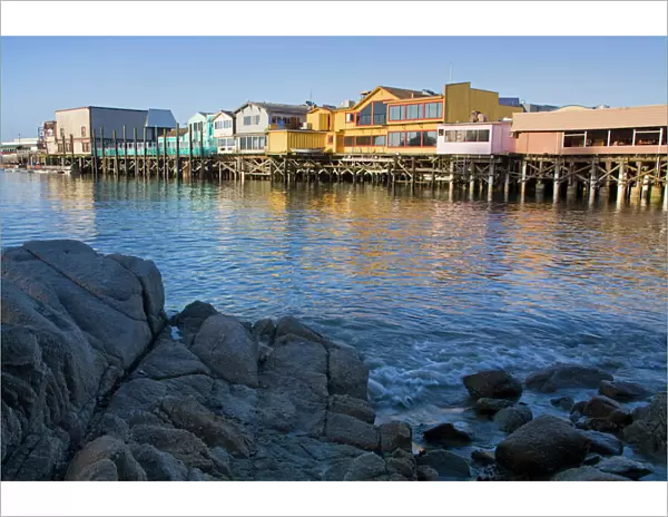 Breakwater Cove and Fishermans Wharf, Monterey, California, United States of America