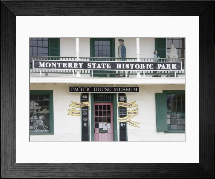 Framed Print : Pacific House Museum at Monterey State Historic Park, California, United States of America Framed Print : Pacific House Museum at Monterey State Historic Park, California, United States of America