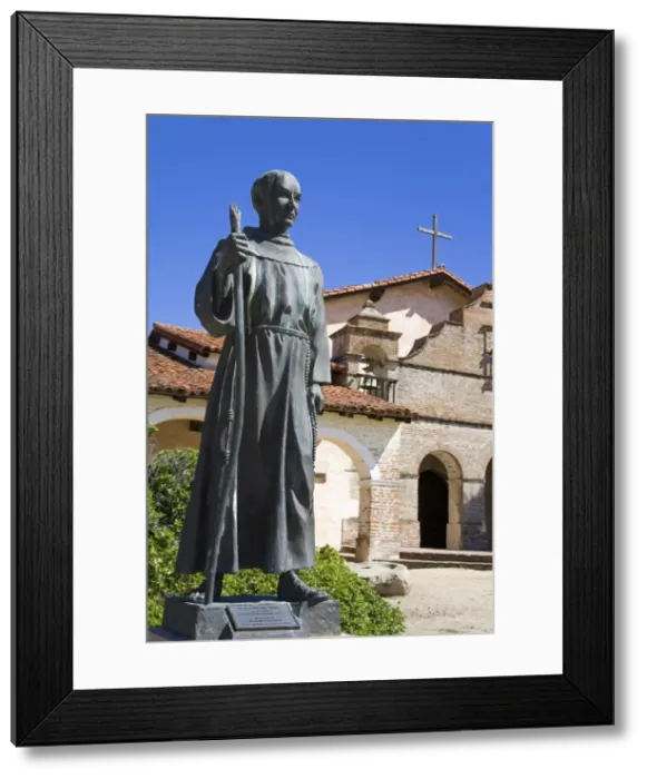 Framed Print : Statue of Father Junipero Serra outside Mission San Antonio, Monterey County Framed Print : Statue of Father Junipero Serra outside Mission San Antonio, Monterey County