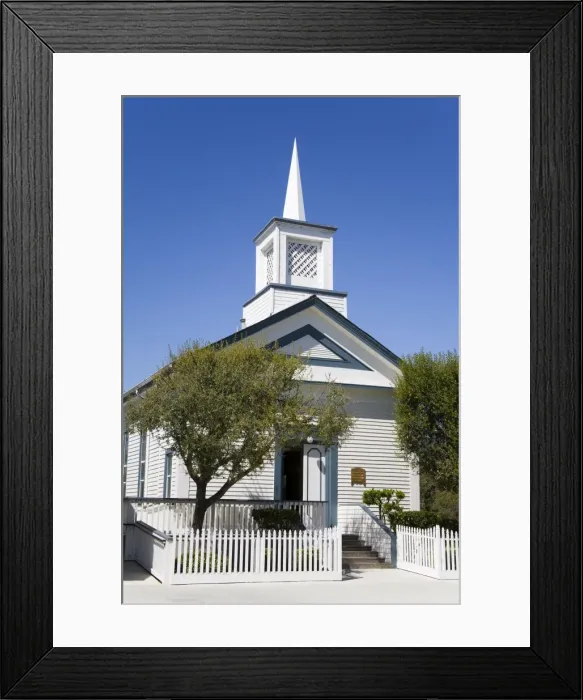 Framed Print : Glad Tidings Church, San Juan Bautista, California, United States of America Framed Print : Glad Tidings Church, San Juan Bautista, California, United States of America