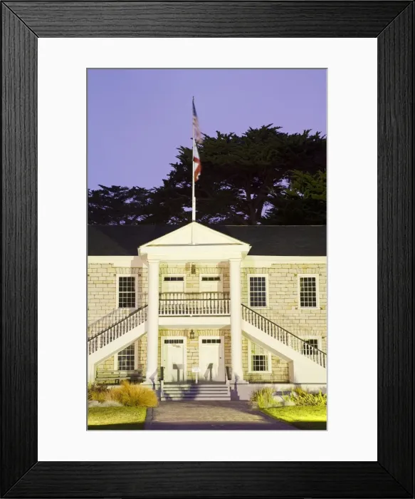 Framed Print : Colton Hall, Monterey, California, United States of America, North America Framed Print : Colton Hall, Monterey, California, United States of America, North America