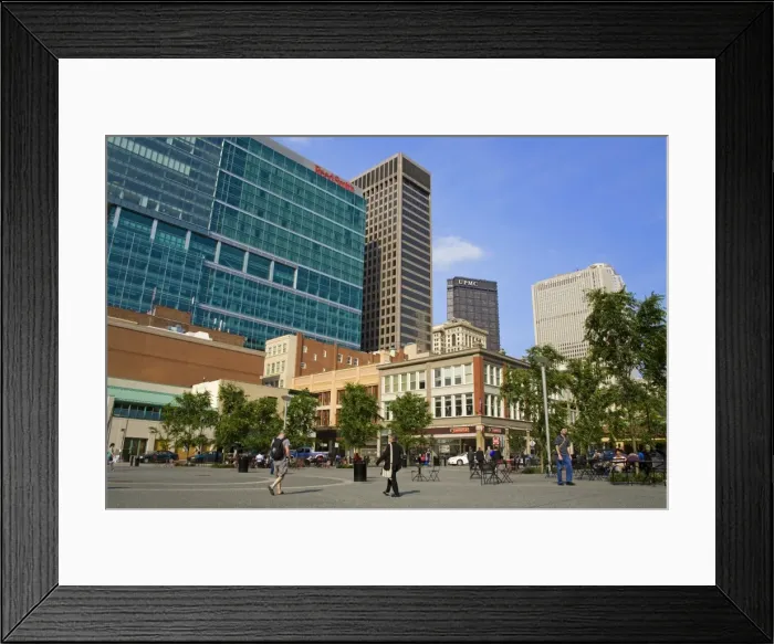 Framed Print : Market Square, Pittsburgh, Pennsylvania, United States of America, North America Framed Print : Market Square, Pittsburgh, Pennsylvania, United States of America, North America