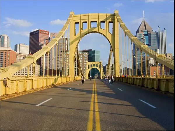 Roberto Clemente Bridge (6th Street Bridge) over the Allegheny River, Pittsburgh