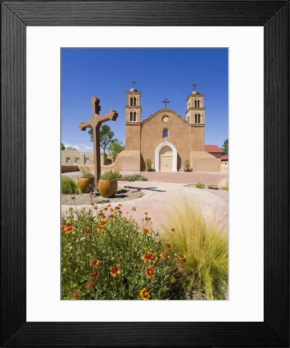 Framed Print : San Miguel Mission, Socorro, New Mexico, United States of America, North America Framed Print : San Miguel Mission, Socorro, New Mexico, United States of America, North America
