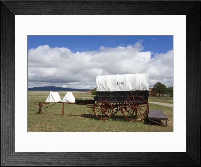 Framed Print : Wagon in Fort Union National Monument, Las Vegas, New Mexico, United States of America Framed Print : Wagon in Fort Union National Monument, Las Vegas, New Mexico, United States of America