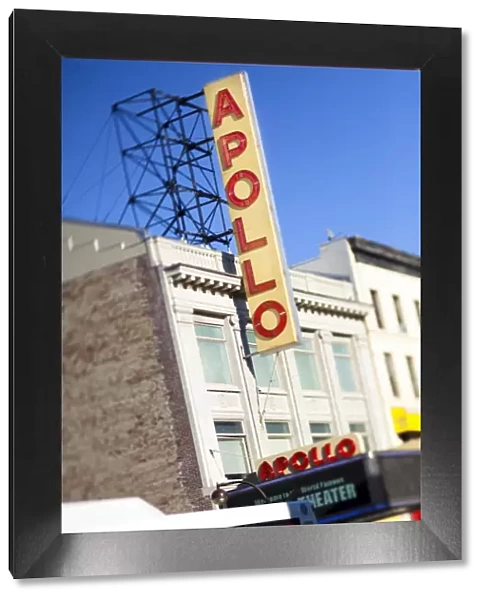 The world famous Apollo Theatre in Harlem, New York City, New York, United States of America