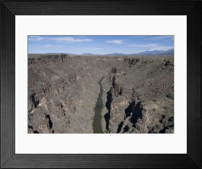 Framed Print : Rio Grande River Gorge, near Taos, New Mexico, United States of America, North America Framed Print : Rio Grande River Gorge, near Taos, New Mexico, United States of America, North America