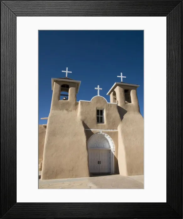 Framed Print : Old Mission of St. Francis de Assisi, Ranchos de Taos, New Mexico, United States of America Framed Print : Old Mission of St. Francis de Assisi, Ranchos de Taos, New Mexico, United States of America