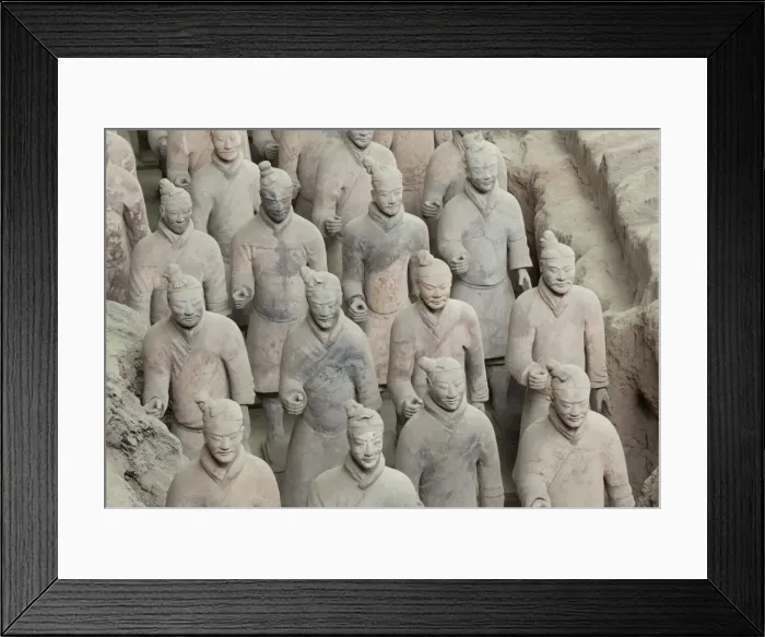 Framed Print : Terracotta Warriors Army, Pit Number 1, Xian, Shaanxi Province, China, Asia Framed Print : Terracotta Warriors Army, Pit Number 1, Xian, Shaanxi Province, China, Asia