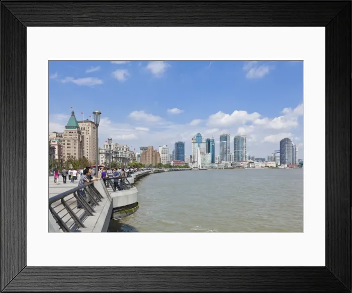 Framed Print : The Bund Colonial Buildings and skyline, Huangpu River, Shanghai, China, Asia Framed Print : The Bund Colonial Buildings and skyline, Huangpu River, Shanghai, China, Asia
