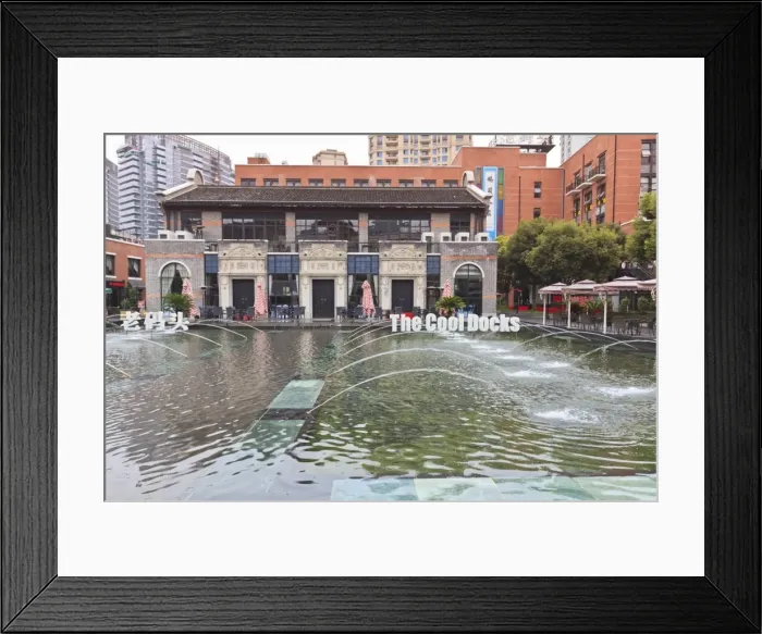 Framed Print : The Cool Docks, old dockside buildings re-developed as an upmarket dining district south of the Bund, Shanghai Framed Print : The Cool Docks, old dockside buildings re-developed as an upmarket dining district south of the Bund, Shanghai