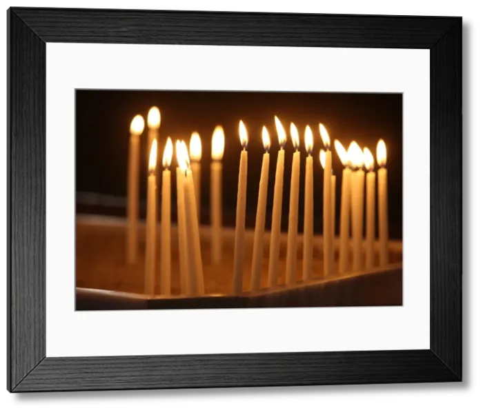 Framed Print : Candles, Armenian Patriarchate church, Istanbul, Turkey, Europe Framed Print : Candles, Armenian Patriarchate church, Istanbul, Turkey, Europe