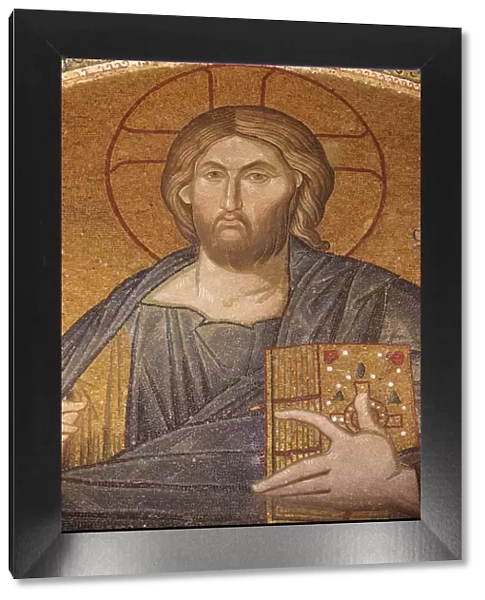 Jesus Pantocrator mosaic, Chora Church Museum, Istanbul, Turkey, Europe