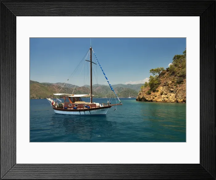 Framed Print : Gulet cruise, Fethiye Korfezi, Fethiye, Aegean, Anatolia, Turkey, Asia Minor, Eurasia Framed Print : Gulet cruise, Fethiye Korfezi, Fethiye, Aegean, Anatolia, Turkey, Asia Minor, Eurasia