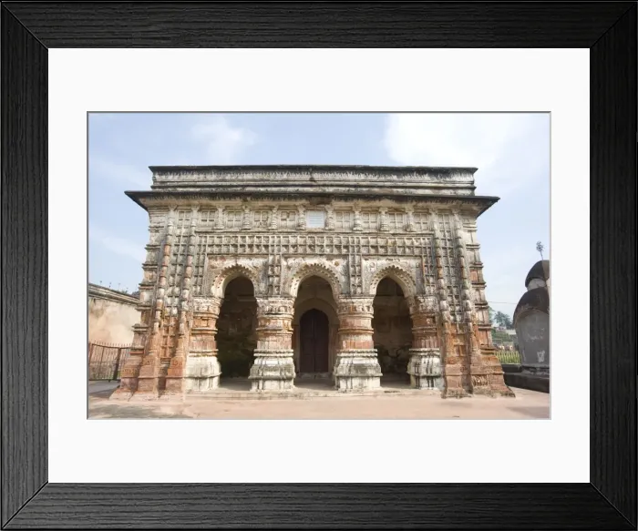 Framed Print : Krishna Chadraji temple, built in brick in 1755, standing within the Kalna complex Framed Print : Krishna Chadraji temple, built in brick in 1755, standing within the Kalna complex