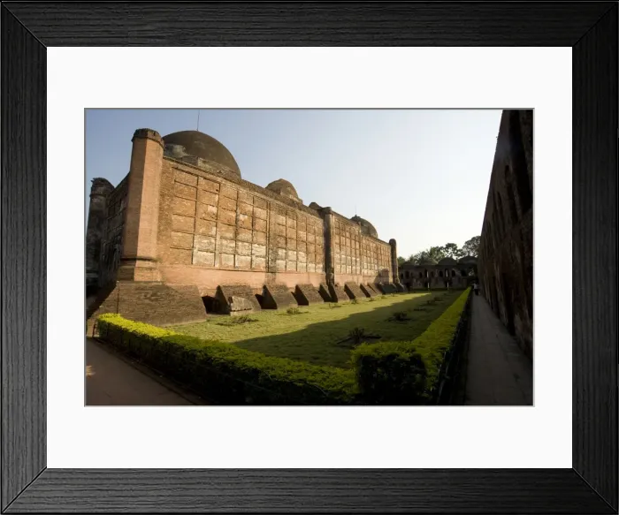 Framed Print : Exterior wall, Great Katra Mosque, Murshidabad, West Bengal, India, Asia Framed Print : Exterior wall, Great Katra Mosque, Murshidabad, West Bengal, India, Asia