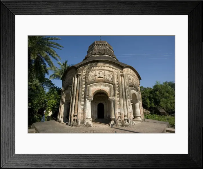 Framed Print : Small village temple, Baranagar, rural West Bengal, India, Asia Framed Print : Small village temple, Baranagar, rural West Bengal, India, Asia