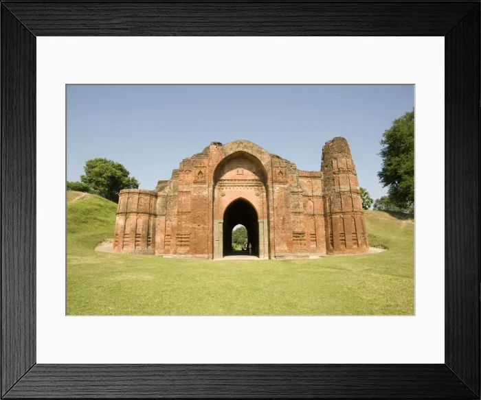 Framed Print : Entrance to the 16th century Great Golden Mosque (Bara Darwaza) in Gaur Framed Print : Entrance to the 16th century Great Golden Mosque (Bara Darwaza) in Gaur