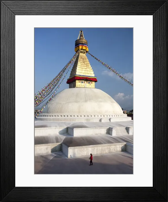Framed Print : Bodhnath Stupa (Boudhanth) (Boudha), one of the holiest Buddhist sites in Kathmandu Framed Print : Bodhnath Stupa (Boudhanth) (Boudha), one of the holiest Buddhist sites in Kathmandu