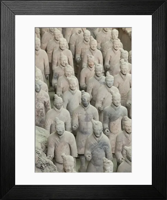Framed Print : Terracotta Warriors Army, Pit Number 1, Xian, Shaanxi Province, China, Asia Framed Print : Terracotta Warriors Army, Pit Number 1, Xian, Shaanxi Province, China, Asia
